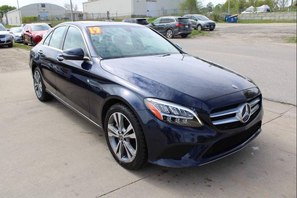used 2019 Mercedes-Benz C-Class car, priced at $14,999