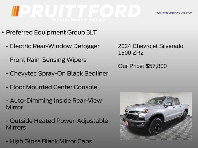 used 2024 Chevrolet Silverado 1500 car, priced at $57,800