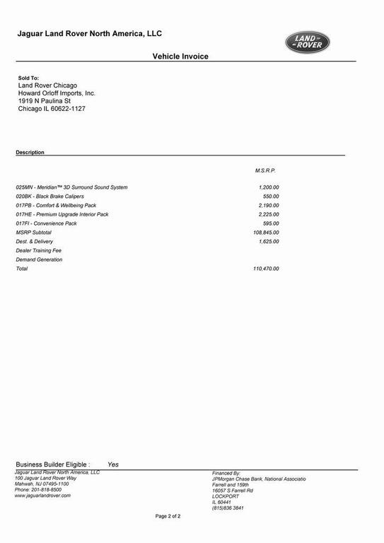 new 2025 Land Rover Range Rover Sport car, priced at $105,470