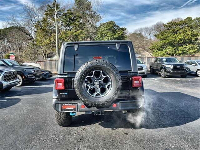 used 2022 Jeep Wrangler Unlimited 4xe car, priced at $21,878
