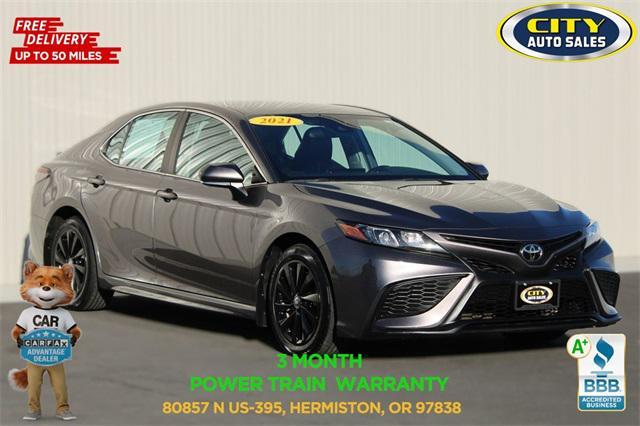 used 2021 Toyota Camry car, priced at $23,397