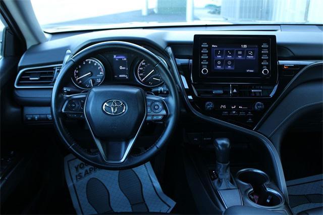 used 2021 Toyota Camry car, priced at $23,397