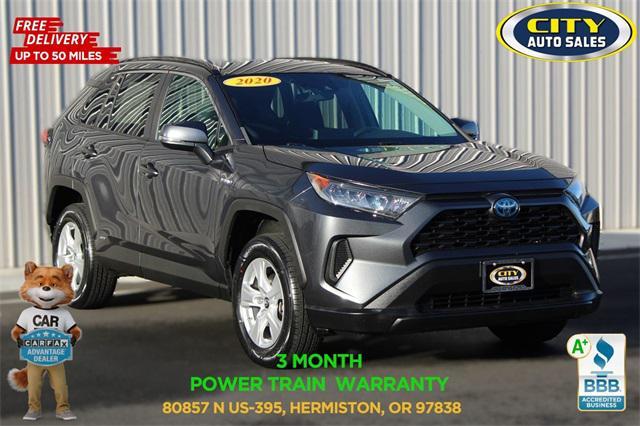 used 2020 Toyota RAV4 Hybrid car, priced at $24,347