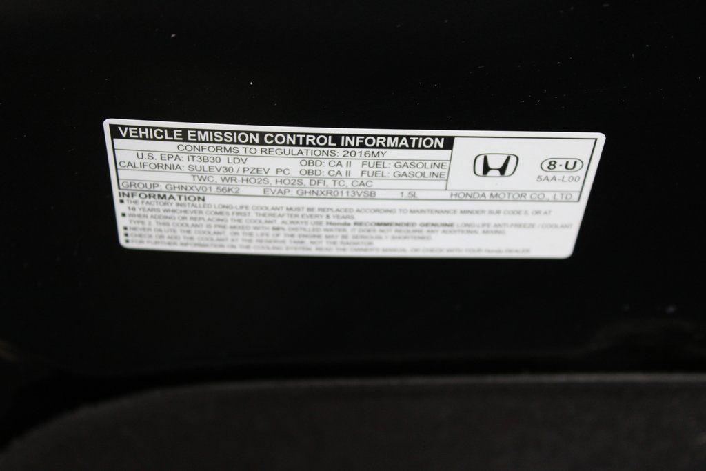 used 2016 Honda Civic car, priced at $17,500