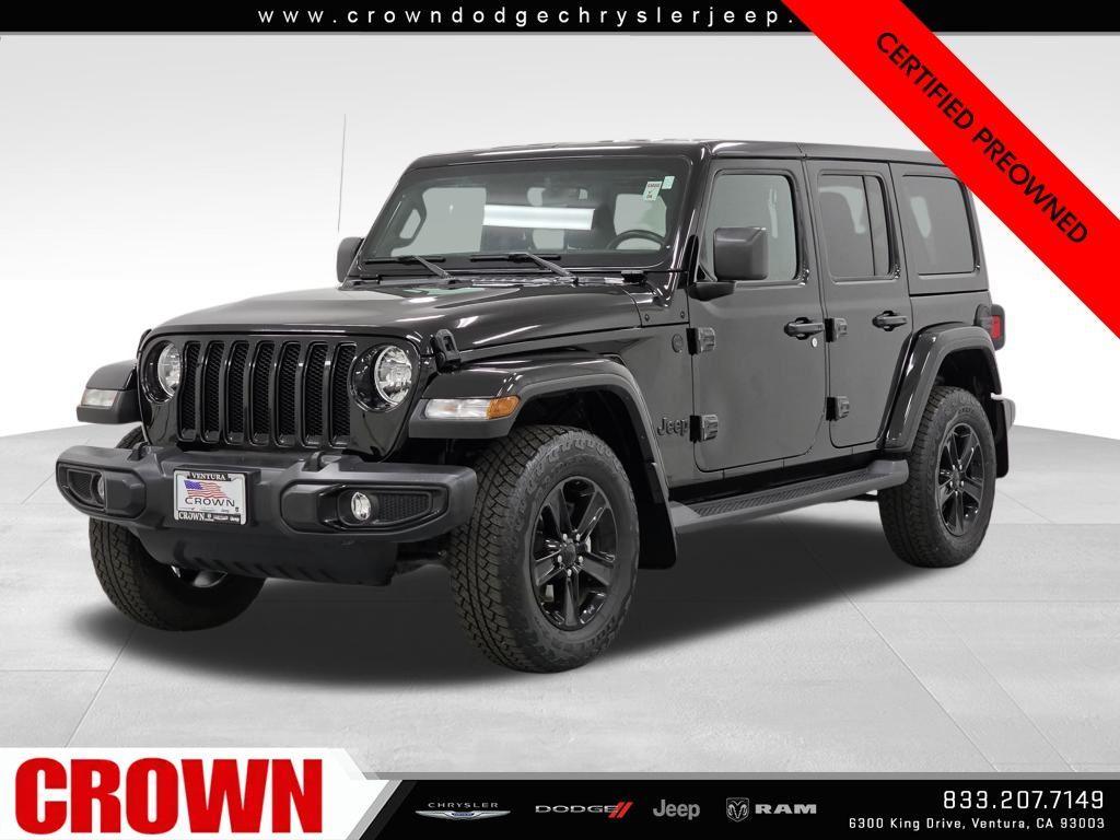 used 2022 Jeep Wrangler Unlimited car, priced at $36,991