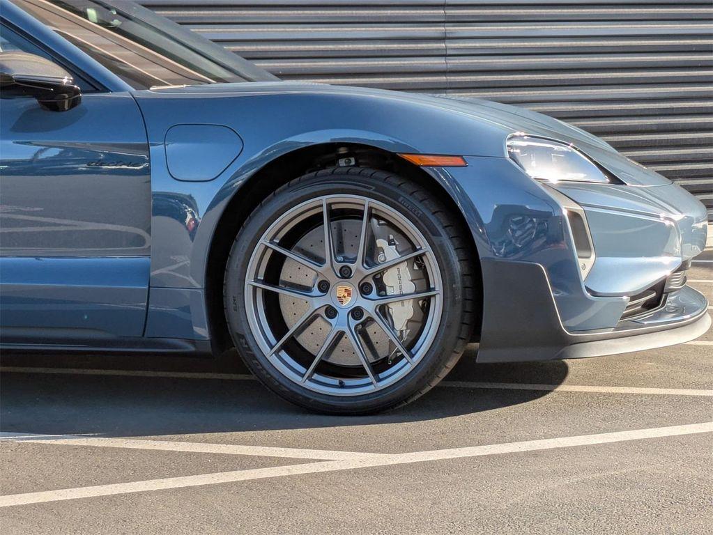 used 2025 Porsche Taycan car, priced at $238,495