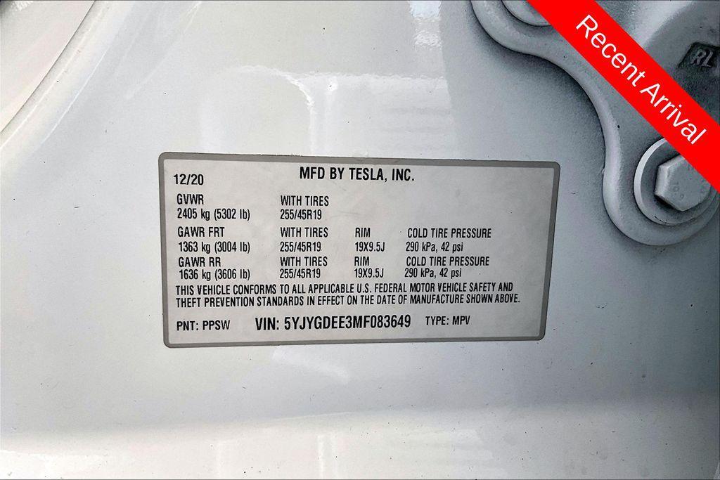 used 2021 Tesla Model Y car, priced at $25,285