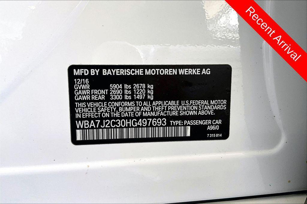 used 2017 BMW 740e car, priced at $19,786