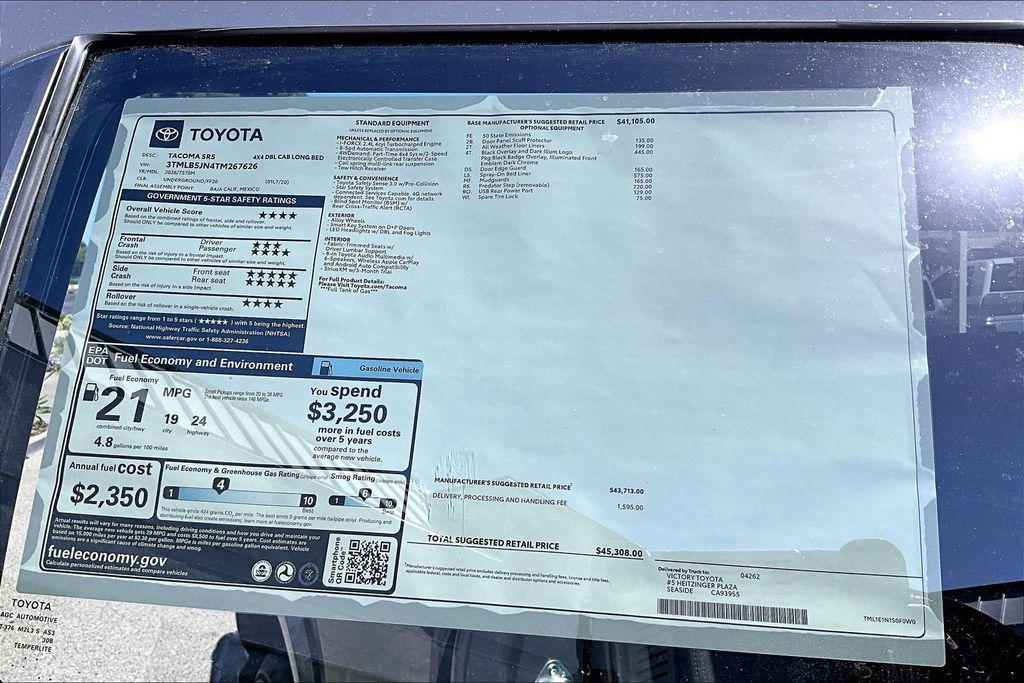 new 2026 Toyota Tacoma car