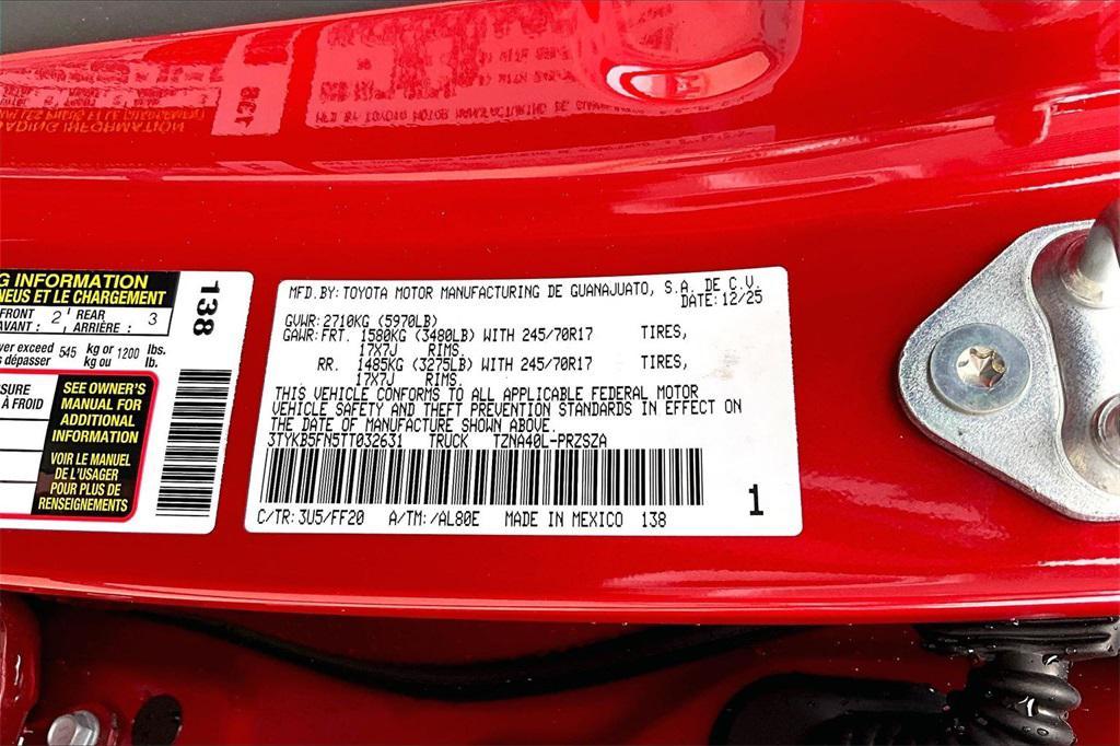 new 2026 Toyota Tacoma car, priced at $41,808