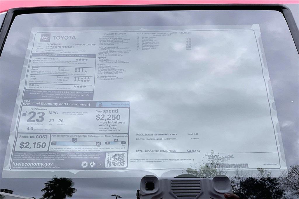 new 2026 Toyota Tacoma car, priced at $41,808