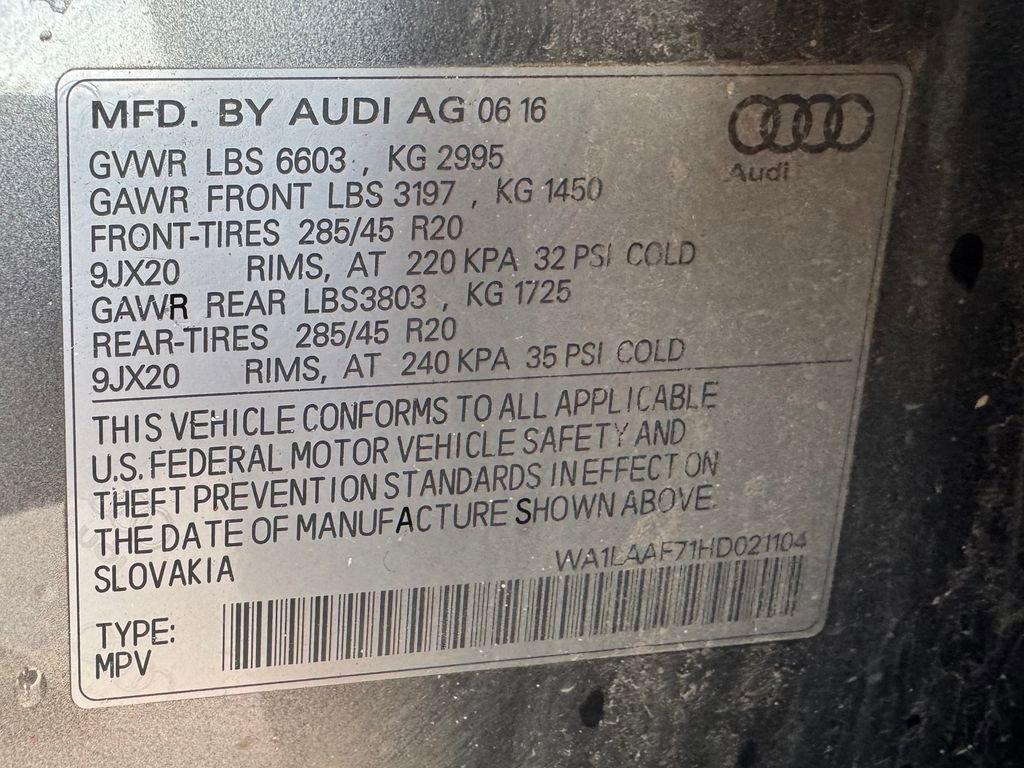 used 2017 Audi Q7 car, priced at $10,998