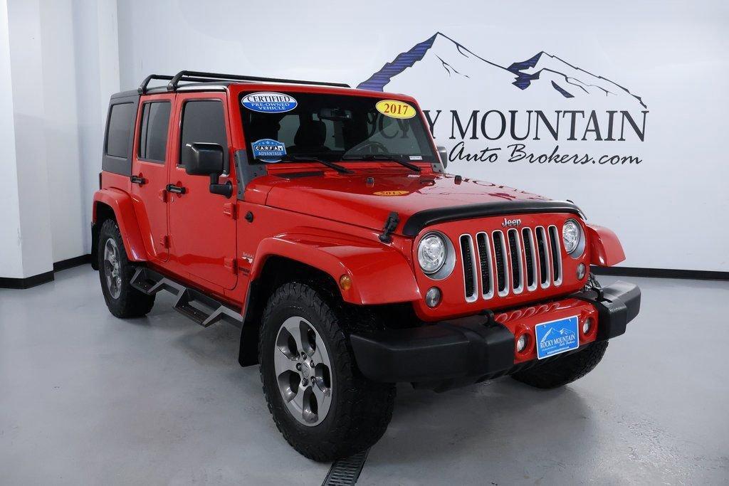 used 2017 Jeep Wrangler Unlimited car, priced at $16,498