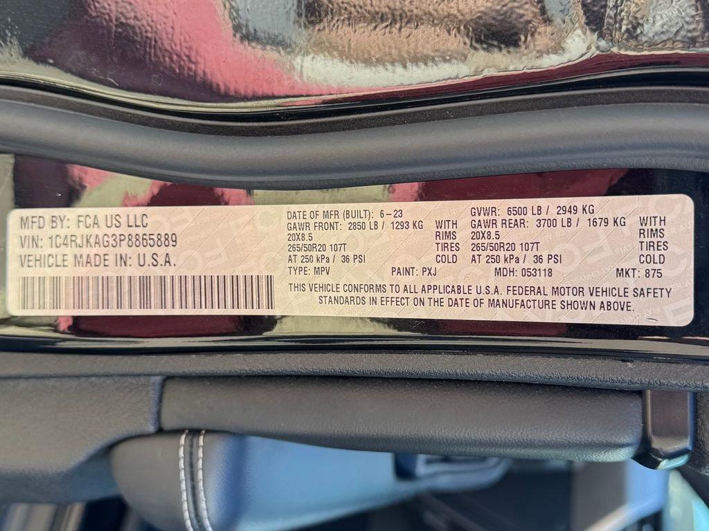 used 2023 Jeep Grand Cherokee L car, priced at $26,598