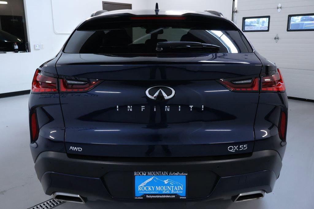 used 2022 INFINITI QX55 car, priced at $23,998