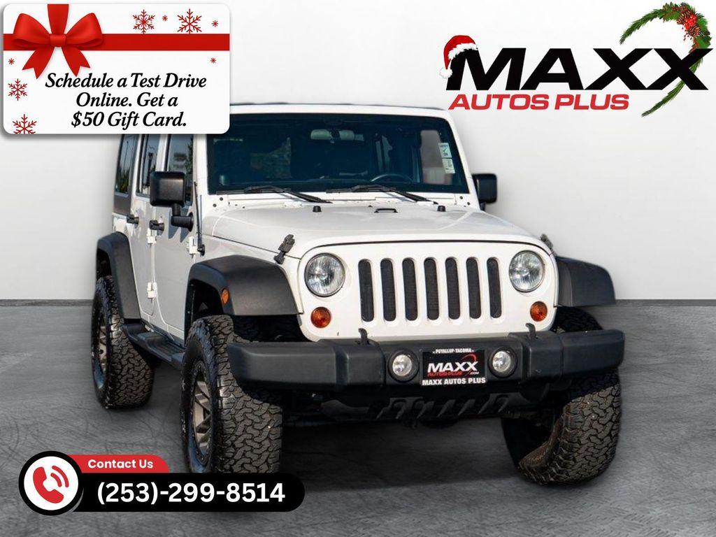 used 2012 Jeep Wrangler Unlimited car, priced at $14,697
