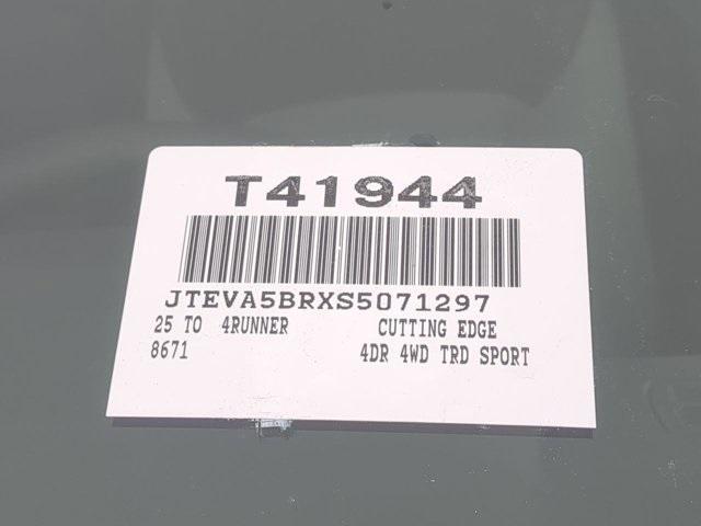 new 2025 Toyota 4Runner car, priced at $50,828