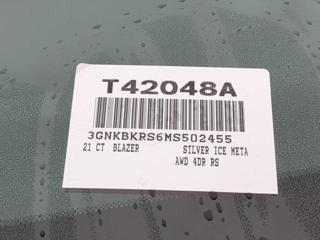 used 2021 Chevrolet Blazer car, priced at $22,800