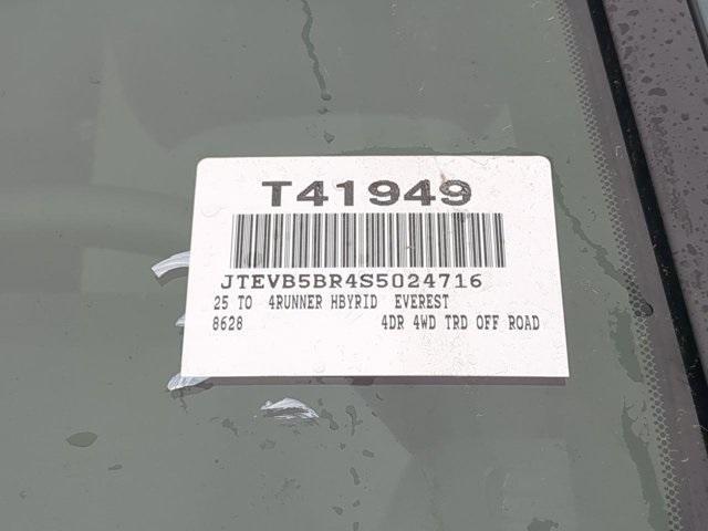 new 2025 Toyota 4Runner car, priced at $60,327