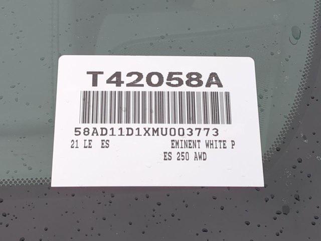 used 2021 Lexus ES 250 car, priced at $28,900