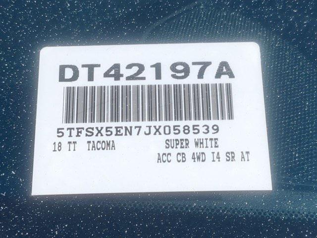 used 2018 Toyota Tacoma car, priced at $27,795