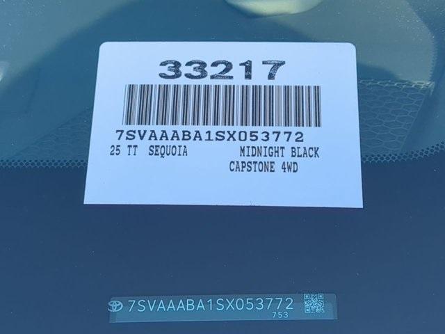 used 2025 Toyota Sequoia car, priced at $78,200