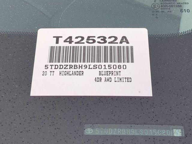 used 2020 Toyota Highlander car, priced at $23,900