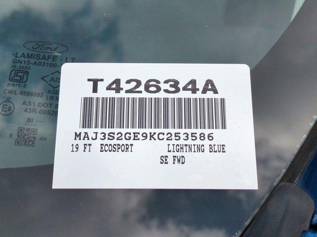 used 2019 Ford EcoSport car, priced at $13,220