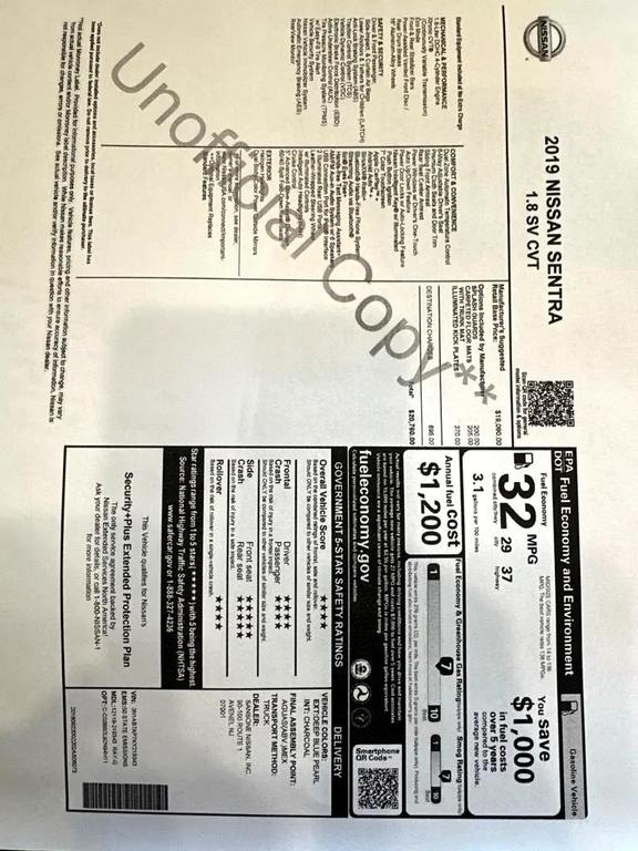 used 2019 Nissan Sentra car, priced at $11,200