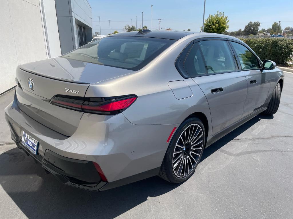 new 2025 BMW 740 car, priced at $108,975