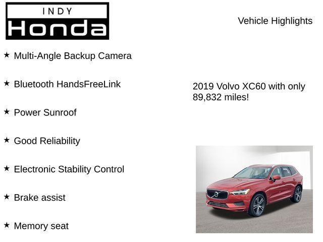 used 2019 Volvo XC60 car, priced at $17,597