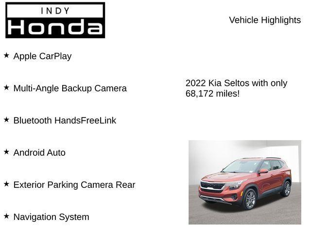 used 2022 Kia Seltos car, priced at $17,356