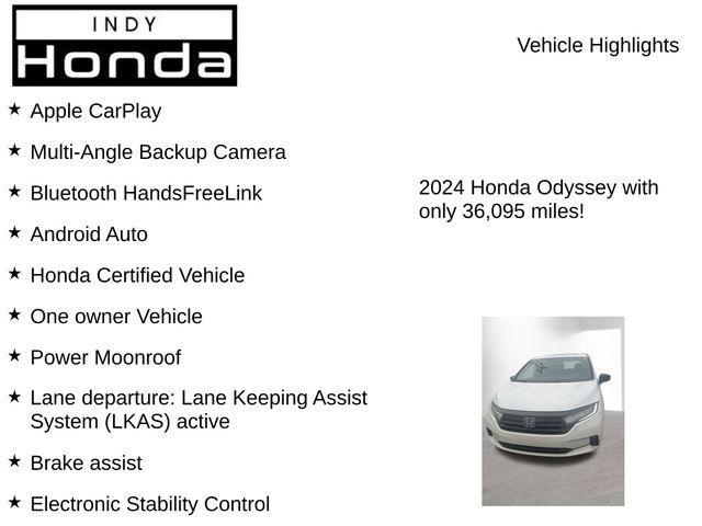 used 2024 Honda Odyssey car, priced at $37,866