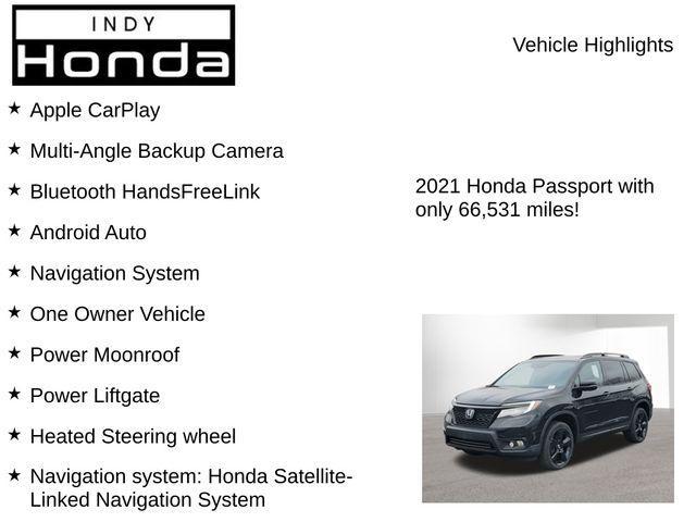 used 2021 Honda Passport car, priced at $28,440