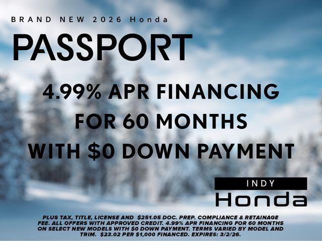 new 2026 Honda Passport car, priced at $49,106