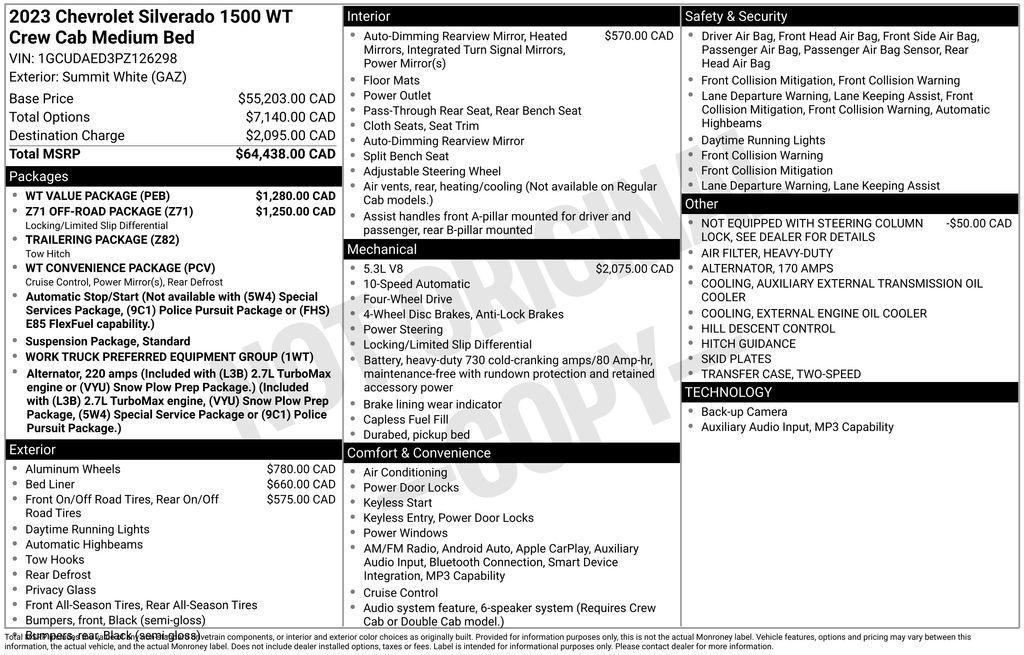 used 2023 Chevrolet Silverado 1500 car, priced at $32,693
