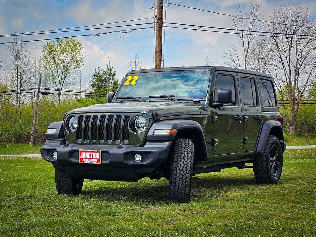 used 2022 Jeep Wrangler Unlimited car, priced at $30,900