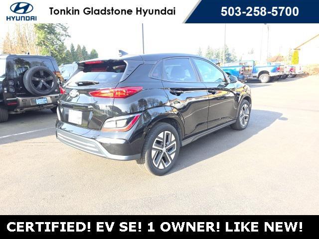 used 2023 Hyundai Kona EV car, priced at $18,899
