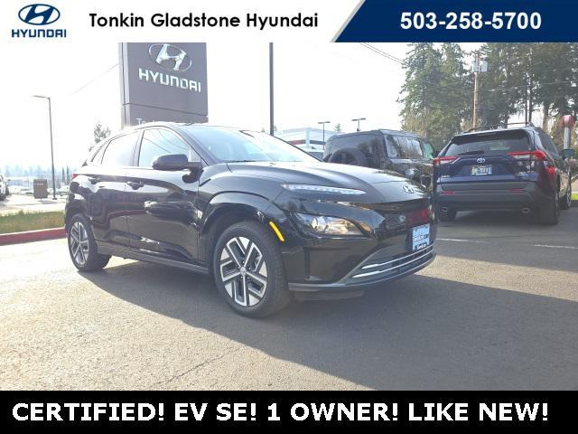 used 2023 Hyundai Kona EV car, priced at $18,899