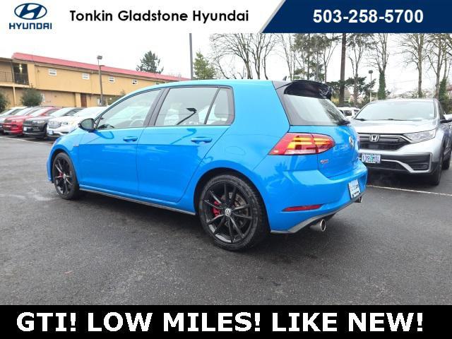 used 2021 Volkswagen Golf GTI car, priced at $22,998