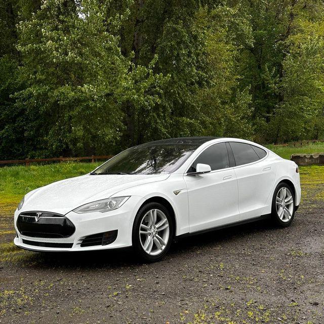 used 2015 Tesla Model S car, priced at $17,498