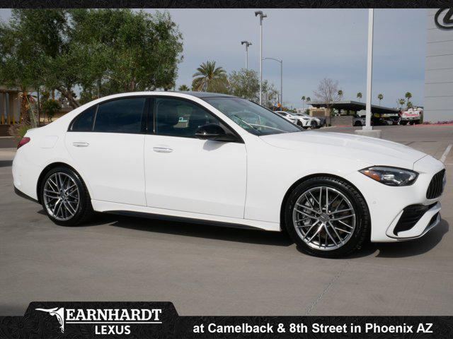 used 2024 Mercedes-Benz AMG C 43 car, priced at $46,400