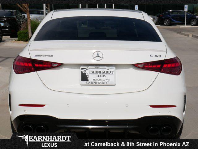 used 2024 Mercedes-Benz AMG C 43 car, priced at $46,400