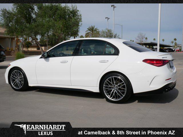 used 2024 Mercedes-Benz AMG C 43 car, priced at $46,400