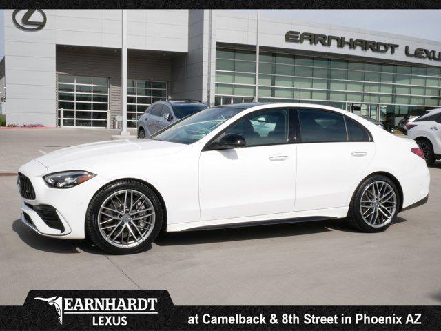 used 2024 Mercedes-Benz AMG C 43 car, priced at $47,900