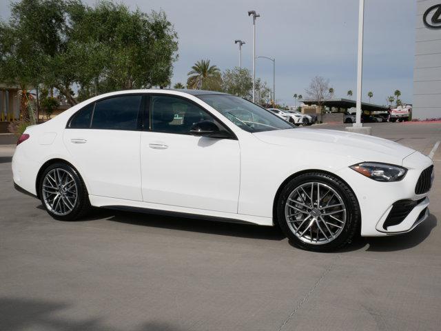 used 2024 Mercedes-Benz AMG C 43 car, priced at $47,900