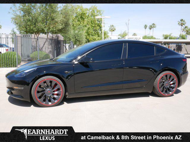 used 2023 Tesla Model 3 car, priced at $31,900