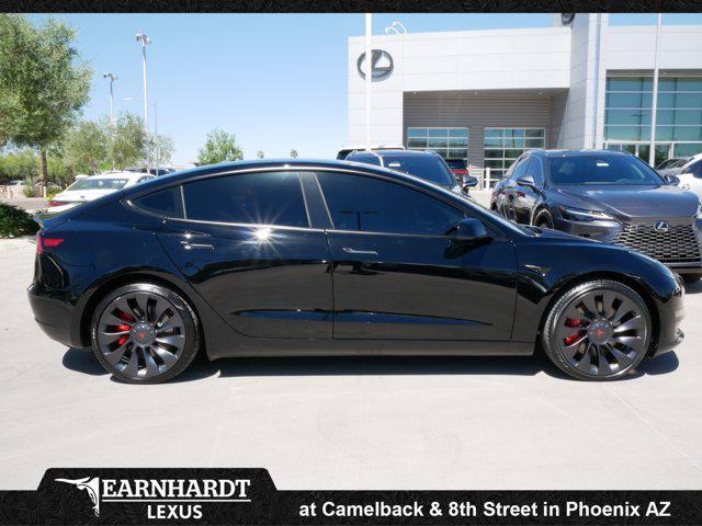 used 2023 Tesla Model 3 car, priced at $29,900