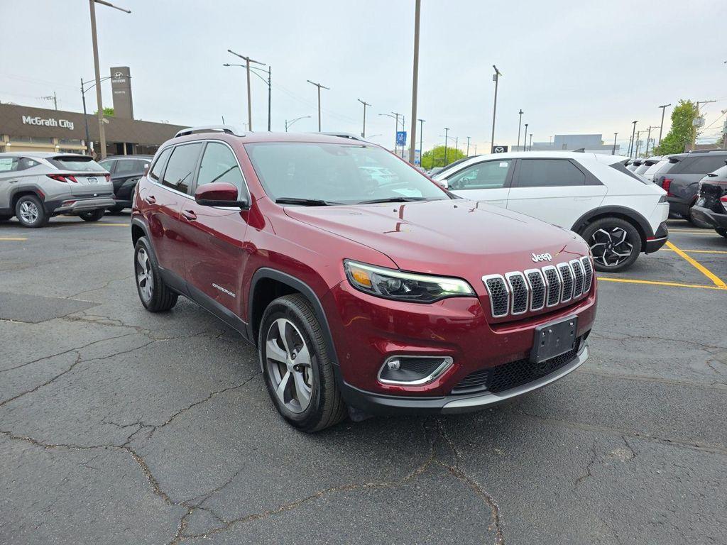 used 2021 Jeep Cherokee car, priced at $25,597