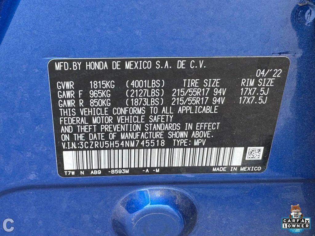 used 2022 Honda HR-V car, priced at $19,988